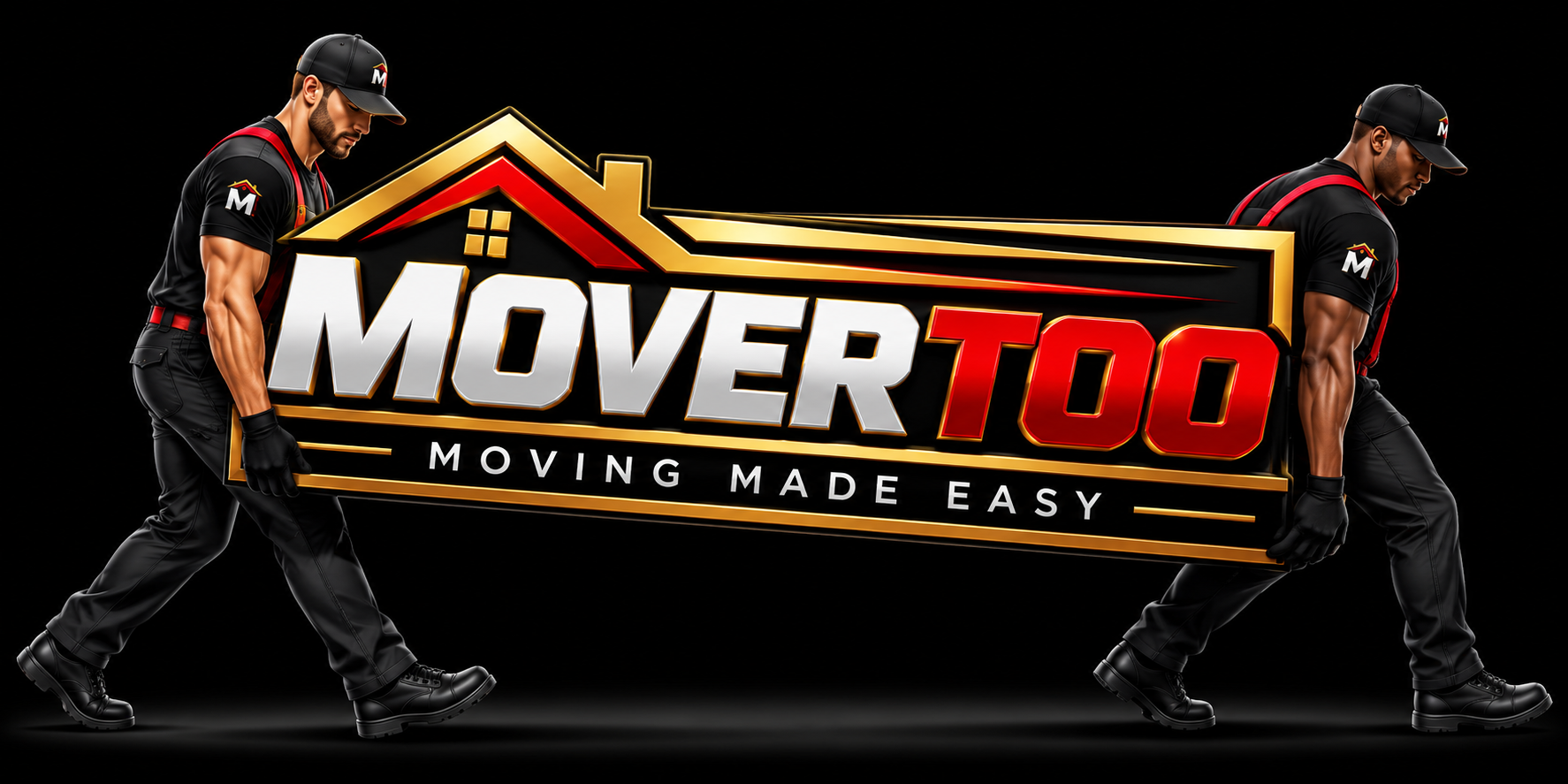 Professional movers at work